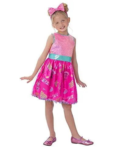 Produktbild: Smiffys L.O.L Surprise!™ Deluxe-Charakterkostüm der nächsten Stufe, Kleid und Stirnband