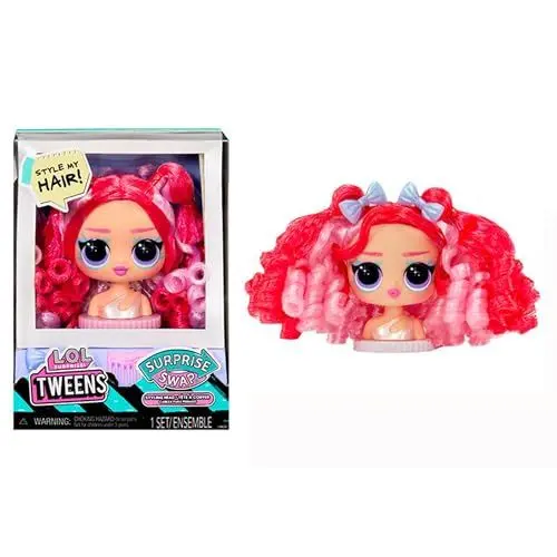 Produktbild: L.O.L. Surprise! Tweens Surprise Swap Serie - Styling-Köpfe mit tollen Haar-Accessoires und wunderschönem Haar - ideal für Kinder ab 4 Jahren,Mehrfarbig
