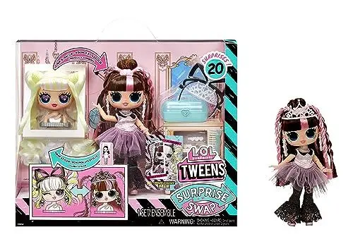 Produktbild: L.O.L. Surprise! Tweens Surprise Swap Series - Bronze-2-Blonde Billie - Modepuppe mit mehr als 20 Überraschungen inklusive Styling-Kopf und toller Mode und Accessoires - ideal für Kinder ab 4 Jahren