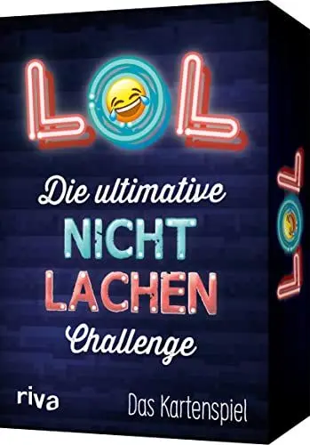 Produktbild: LOL – Die ultimative Nicht-lachen-Challenge: Das Kartenspiel. Mit den besten Witzen, Flachwitzen, Scherzfragen. Partyspiel für Kinder und Erwachsene. Ab 8 Jahren. Der Bestseller