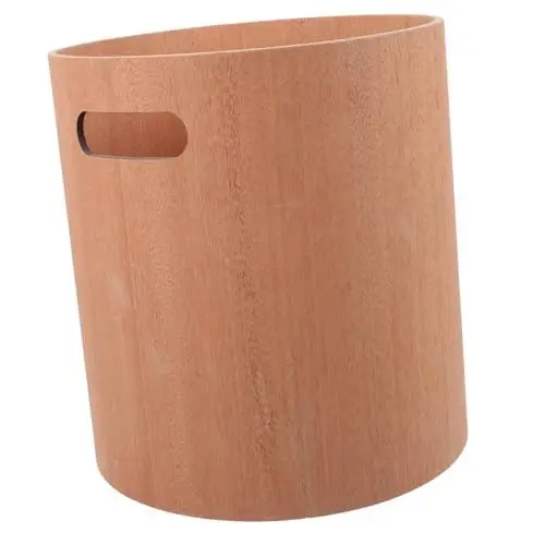 Produktbild: LOLIPPYY Holz-wastebasket Für Schlafzimmer Und Büro Minimalistischer Tischmülleimer Im Japanischen Stil Kleiner Abfalleimer Für Kreative Raumgestaltung Für Wohnzimmer Und Schreibtisch