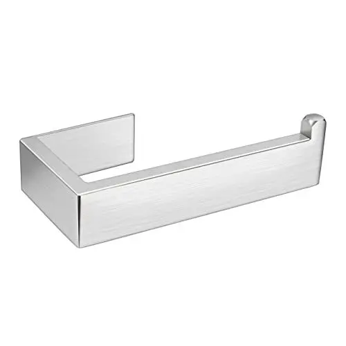 Produktbild: Lolypot Klopapierhalter Ohne Bohren, Toilettenpapierhalter Selbstklebend, Klorollenhalter 304 Edelstahl mit 3M Aufkleber, Toilettenpapier Halterung WC Papierhalter für Badzimmer (Gebürstetes Silber)
