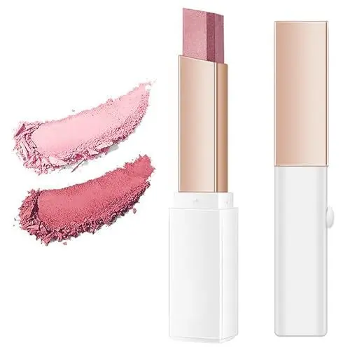 Produktbild: lomdung 2 Stück Wasserfester Glitzer Lidschattenstift, Farbverlauf Eyeshadow Stick Hochpigmentierter, Kunst Lidschatten Stift Langanhaltendes, Augen-Make-up Einfach zu Verwenden, Rosa