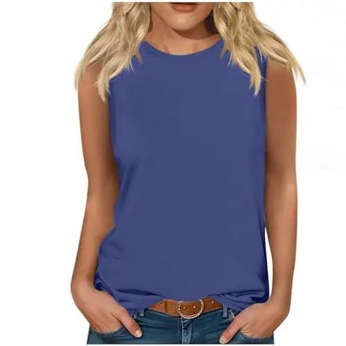 Produktbild: Longbluse Damen Hawaii Hemd Damen Oberteil Pailletten Damen Sport Top mit Integriertem BH Sommer Top Damen Top Sexy Bluse Weiss Damen 3/4 Arm Crop Top Party Top Damen T-Shirt Blau S