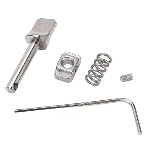 Produktbild: Longboard Surfboard Fin Schraubenset Edelstahl Surf Thumb Fin Schraubenteile mit Schraubenschlüsseldichtung zum Austausch