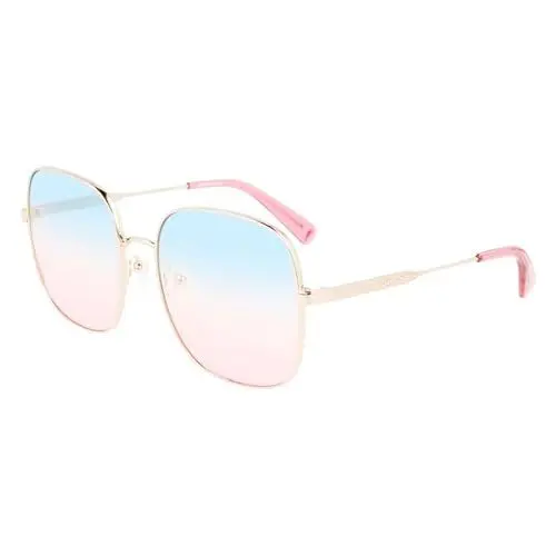 Produktbild: LONGCHAMP Damen LO159S Sonnenbrille, GOLD/RAINBOW, 59