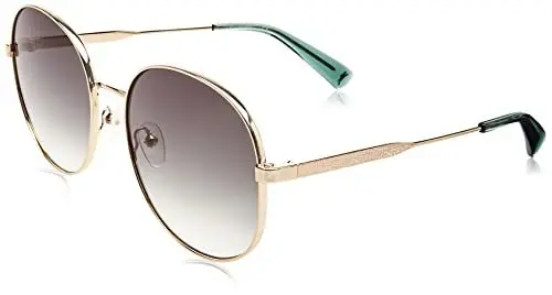 Produktbild: LONGCHAMP Damen LO161S Sonnenbrille, GOLD/GRADIENT GREEN, 59
