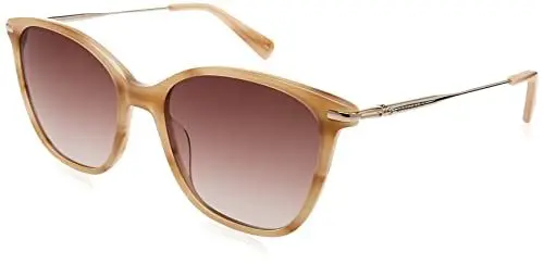 Produktbild: LONGCHAMP Damen LO660S Sonnenbrille, Marble Beige, 54