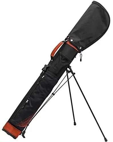 Produktbild: Longridge Ultra Light 5' Golf Stand Bag, Schwarz/Rot
