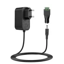 Produktbild: Lonnky 12V 2A AC-DC-Netzteil, Eingang 100-240V 50/60Hz, 5.5 x 2.1 mm DC-Buchse, Geeignet für WLAN-Router, LED-Streifen, CCTV-Kameras