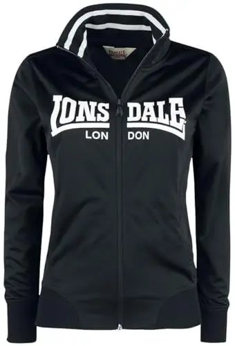 Produktbild: Lonsdale Damen Eype Trainingsjacke, Schwarz, XXL EU