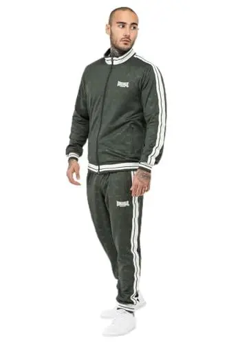 Produktbild: Lonsdale Herren ASHWELL Trainingsanzug, Olive/White, XXXL