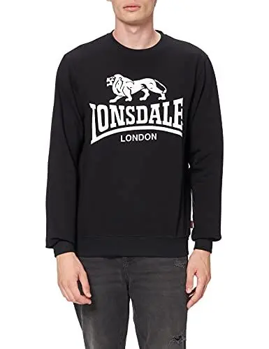 Produktbild: Lonsdale Herren Sweatshirt Men Crewneck Sweatshirt Gosport schwarz (Schwarz) XX-Large