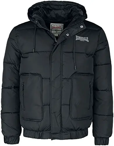 Produktbild: Lonsdale Men's DOLLAGH Winterjacke, Black/Grey, XXL
