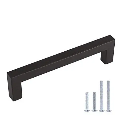 Produktbild: LONTAN 15 Stück Möbelgriffe Schwarz 128mm lochabstand Schrankgriffe für Küchenschränke Küchengriffe Schwarz Türgriffe Küche Griffe Möbel