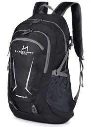 Produktbild: Loocower 45L Leichte Packable Reiserucksack Wanderrucksack, Multifunktionale Tagesrucksack, Faltbare Camping Trekking Rucksäcke, Utra Leicht Outdoor Sport Rucksäcke Tasche - Black