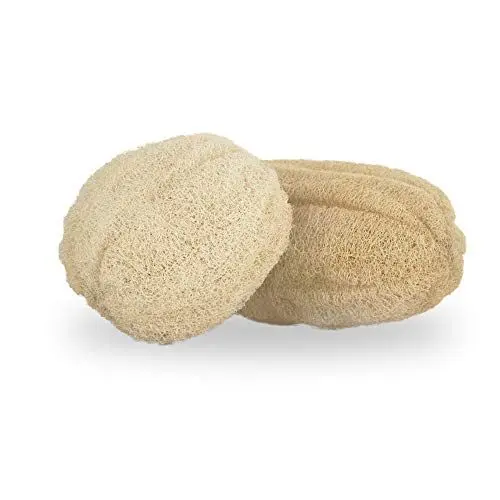 Produktbild: Loofah Moments™ Badeschwamm | Naturschwamm aus Luffa Vegan & Plastikfrei Duschschwamm & Peeling Luffaschwamm ca. 17 cm Handgenäht in Deutschland