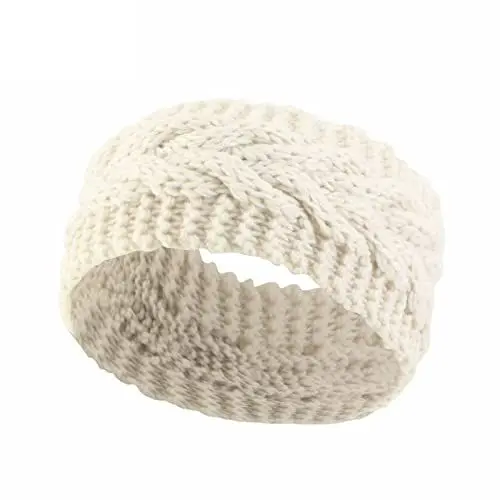 Produktbild: Loop Schal Damen Tuch Damen Leicht Schal Damen Damen Wollstirnband Warmes Stirnband Modisches Strickstirnband Halstuch Damen Seide Einfarbig GroßE SeidentüCher (Beige, One Size)