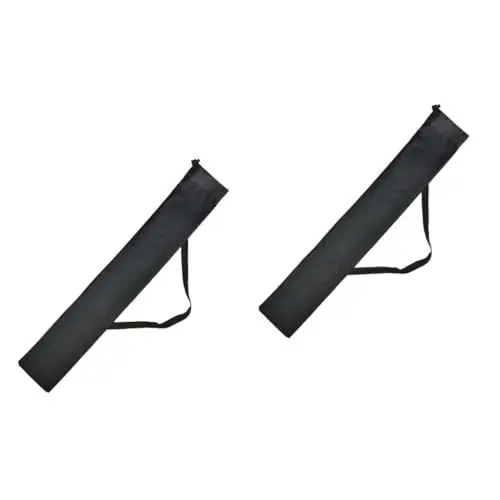 Produktbild: LOORGVEL 2St Tragetasche für Wanderstöcke Waterproof Bag Stöcke Aufbewahrungstasche Tragetasche für Trekkingstöcke Tragetasche für Gehstock Alpenstock Tasche Black