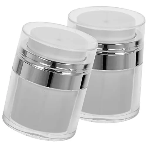 Produktbild: LOORGVEL 2Stücke Airless Pumpflaschen Leere Kosmetikbehälter für Lotion und Creme Spender für Essentials für Reisen und Dauerhafte Nutzung