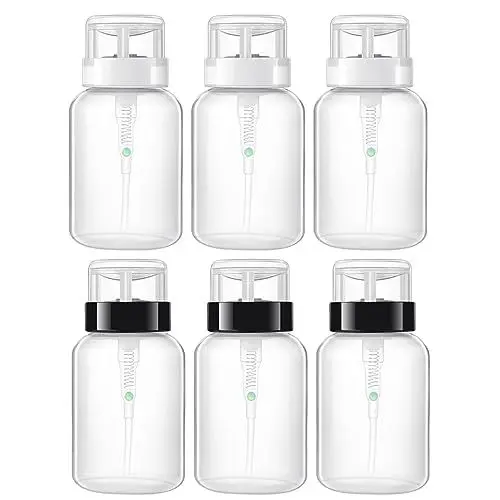 Produktbild: LOORGVEL 6stücke Pressflasche Leer Nachfüllbare Spenderflasche Verschließbarer Nagellackentferner-flaschenhalter Tragbare Kosmetikflasche Für Reise