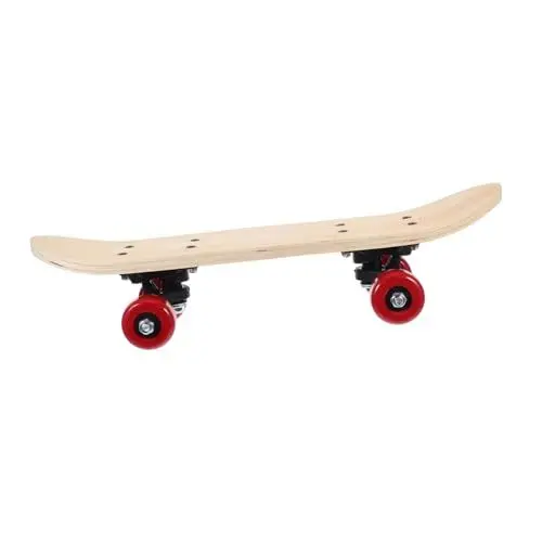 Produktbild: LOORGVEL DIY Handbemaltes Skateboard Deck Blanko Doppelseitig Lackiert Glatte Oberfläche für Kunstprojekte und Kreative Gestaltung Leeres Mehrschichtiges Skateboard für Zufällige Farbe
