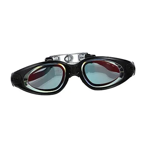 Produktbild: LOORGVEL Up-grade Schwimmbrille Für Erwachsene Und Jugendliche Anti-beschlag Verstellbare Silikonriemen Breiter Sichtbereich Stylische Bunte Gläser