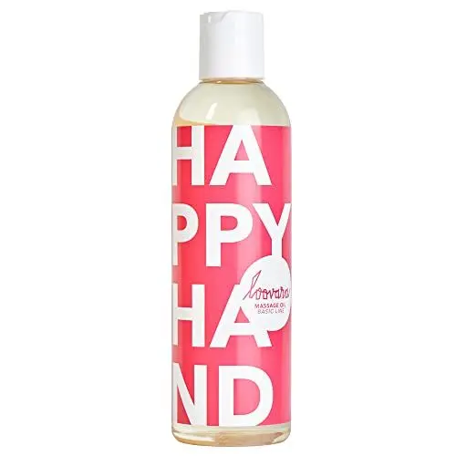 Produktbild: LOOVARA Massageöl Liebes-Öl 250 ml - HAPPY HAND - Vegan - Fürs Vorspiel und Partnermassage