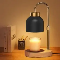 Produktbild: Loowoko Kerzenwärmer Lampe, candle warmer lamp mit Timer und Dimmer, Höhenverstellbar, Mit 2 Glühbirnen, kerzen lampe für duftkerzen im glas, Dekoration, Candle Geschenke für frauen, mama, mädchen