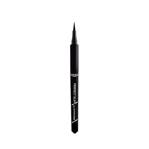 Produktbild: L'Oréal Paris Eyeliner mit präziser Filzspitze, Super Liner Perfect Slim, Schwarz, 1 ml