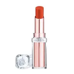 Produktbild: L'Oréal Paris Feuchtigkeitsspendender Lippenstift, Balm-In-Lipstick mit natürlich aussehendem Finish, Color Riche Glow Paradise, 244 Apricot Desire, 1 x 3,8 g