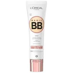 Produktbild: L'Oréal Paris Getönte Tagescreme, Für 24h Feuchtigkeit und einen ebenmäßigen Teint, Magic BB Teint Optimierer, Nr. 02 Light (Hell), 1 x 30 ml