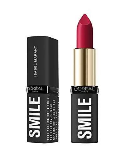 Produktbild: L'Oréal Paris Isabel Marant SMILE LIPSTICK La Butte Marshall, pflegender Lippenstift für volle und gesunde Lippen, 4 g