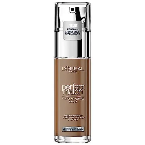 Produktbild: L'Oréal Paris Make up, Flüssige Foundation mit Hyaluron und Aloe Vera, True Match Make-Up, 9.5.N Neutral Deep