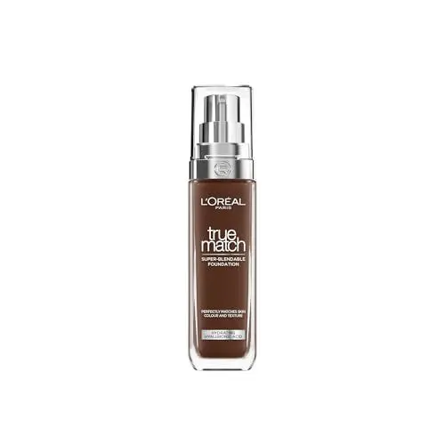 Produktbild: L'Oréal Paris Make up, Flüssige Foundation mit Hyaluron und Aloe Vera, True Match Make-Up, 12.N Neutral Deep