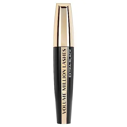 Produktbild: L'Oréal Paris Mascara, Deep Black Mascara für extra Definition und extra Volumen, Volume Million Lashes, No. 00 Extra Black, 1 x 9,2 ml