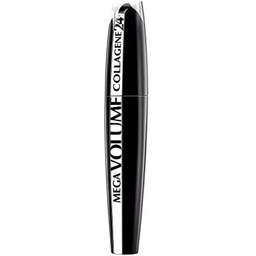 Produktbild: L'Oréal Paris Mega Volume Collagene 24h Mascara, schwarz - Wimperntusche für mega voluminöse Wimpern - 1er Pack (1 x 9 ml)