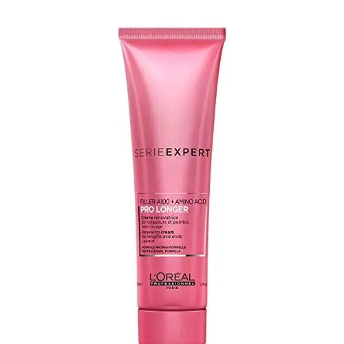 Produktbild: L'Oréal Paris Serie Expert Pro Longer Leave-In, Anti-Haarbruch Haarcreme & Hitzeschutz für glänzende Haare und geschmeidige Spitzen, Haarpflege mit Anti-Frizz-Effekt, 150 ml