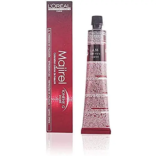 Produktbild: L'Oréal Professionnel Majirel 4,56 mittelbraun mahagoni rot, 50 ml