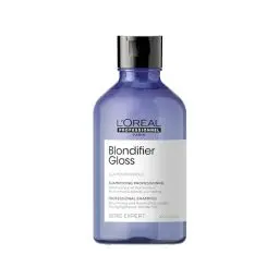 Produktbild: L'Oréal Professionnel Nährendes Haarshampoo für blondes und blondiertes Haar, Açaibeeren-Extrakt, Serie Expert, Blondifier Shampoo Gloss, 300 ml