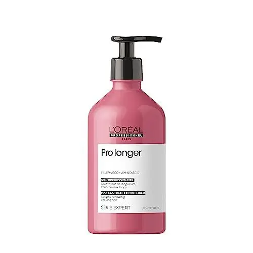 Produktbild: L'Oréal Professionnel Stärkende Spülung für langes und dünnes Haar, Mit Filler A-100 & Aminosäuren, Serie Expert, Pro Longer Conditioner, 500 ml