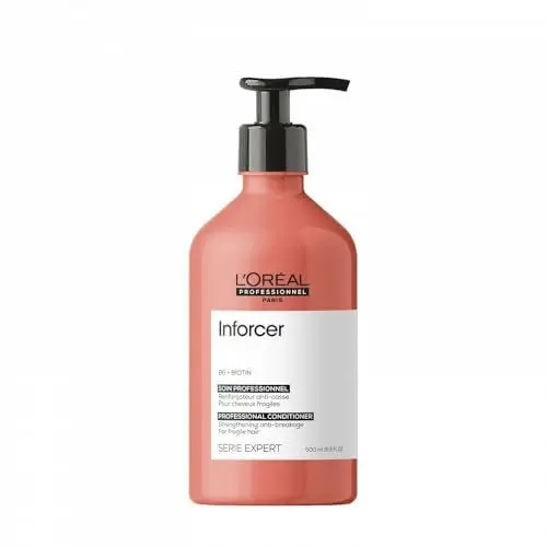Produktbild: L'Oréal Professionnel Stärkende Spülung für trockenes und brüchiges Haar, Mit Vitamin B6 und Biotin, Serie Expert, Inforcer Conditioner, 500 ml