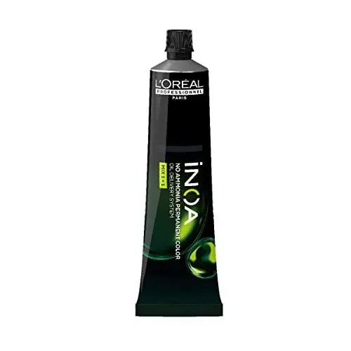 Produktbild: L'Oréal Professionnel, iNOA 5.15 Hellbraun, Aschbraun, Mahagoni, permanente Haarfarbe, ohne Ammoniak & Vegan, deckt bis zu 100% weißes Haar, strahlende Farbe & langanhaltend, 60 g