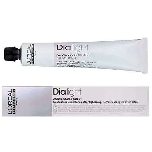 Produktbild: L'Oréal Professionnel Dialight 9.01 Milkshake Platin 50 ml - Saure Ton-in-Ton Coloration - Weiß - Platinum Blonde - Allergiefrei