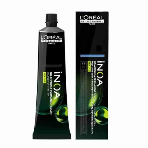 Produktbild: L'Oréal Professionnel, iNOA 5.62 Hellbraun, schillerndes Rot (Carmilane), permanente Haarfarbe, ohne Ammoniak & Vegan, deckt bis zu 100% weißes Haar, strahlende Farbe & langanhaltend, 60 g