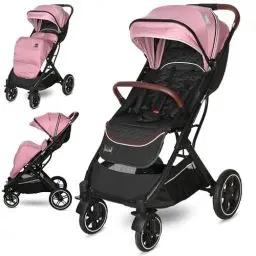 Produktbild: Lorelli Kinderwagen Storm, Sport Buggy klein zusammenklappbar, nur 9,3kg, kompakter Sportsitz bis 22kg, Baby Reisebuggy, Einhand-Klappsystem, grau