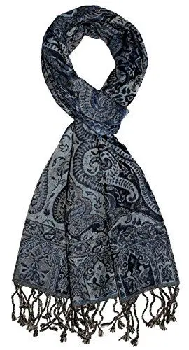 Produktbild: Lorenzo Cana Herren Schal aus weicher Wolle aufwändiges Paisley Muster bunt mehrfarbig 35 x 160 cm Wollschal Wolltuch Herrenschal 7840011
