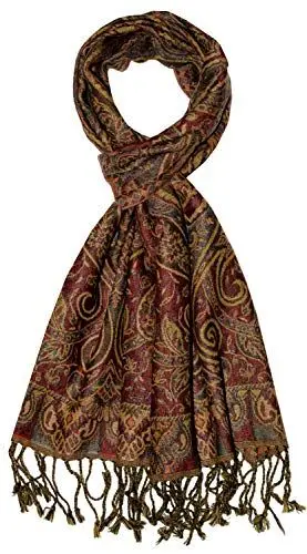 Produktbild: Lorenzo Cana Herren Schal aus weicher Wolle vom Merinolamm, Wollschal Männerschal Paisleymuster bunt mehrfarbig 35 cm x 160 cm - 784051177