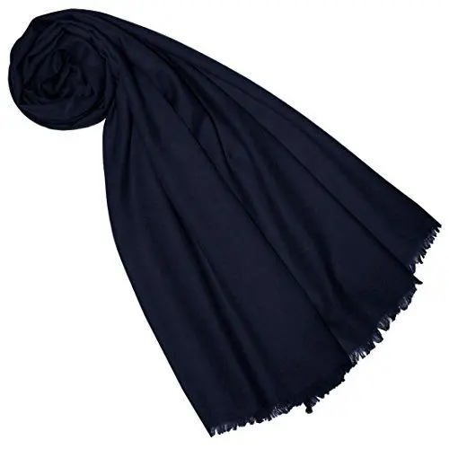 Produktbild: Lorenzo Cana Luxus Pashmina Schal Schaltuch 100% Kaschmir Kaschmirschal Kaschmirtuch Kaschmirpashmina Navy 7830077