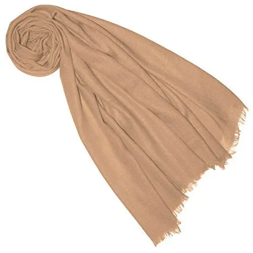 Produktbild: Lorenzo Cana Pashminaschal Schaltuch aus 100% Kaschmir Kaschmirschal Kaschmirtuch Hellbraun Camel 7830277